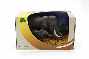 Набор фигурок «Семейство слонов» (Wildlife season, WS1402B)